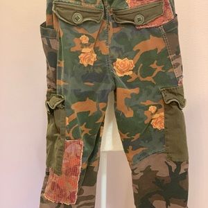 Free People Harem  Zion Camouflage Pants